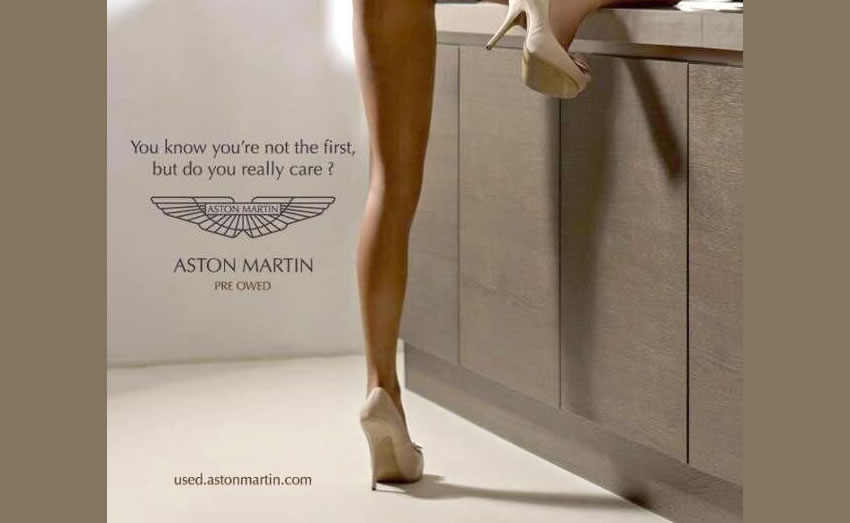 Aston Martin Sexy Ad Fake