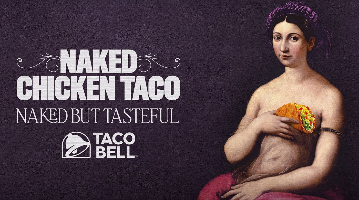 Taco Bell Goes ‘Naked But Tasteful’ in Campaign via 72andSunny